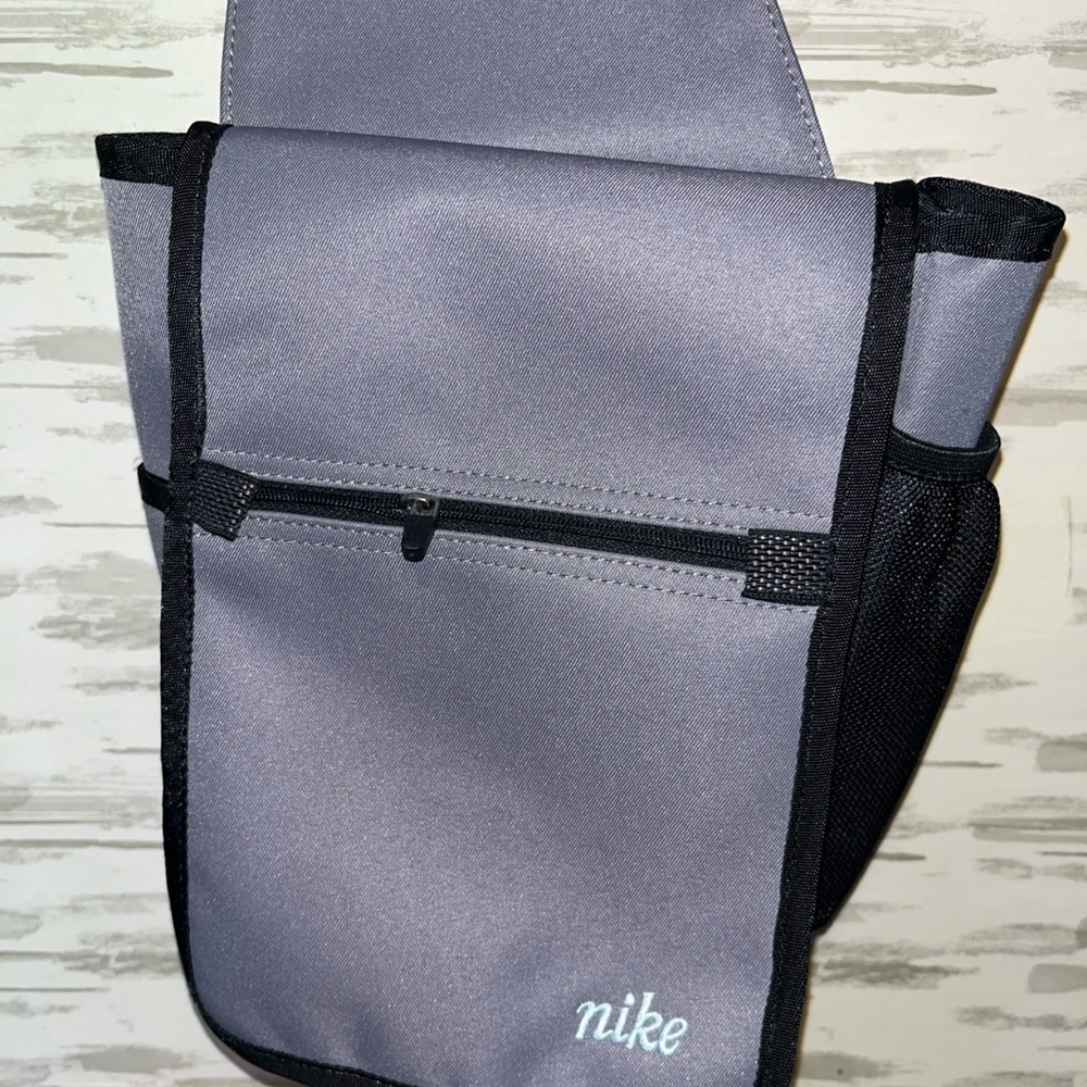 Vintage Y2k Nike Sling Bag Gray Shoulder Crossbody Messenger Travel Excellent